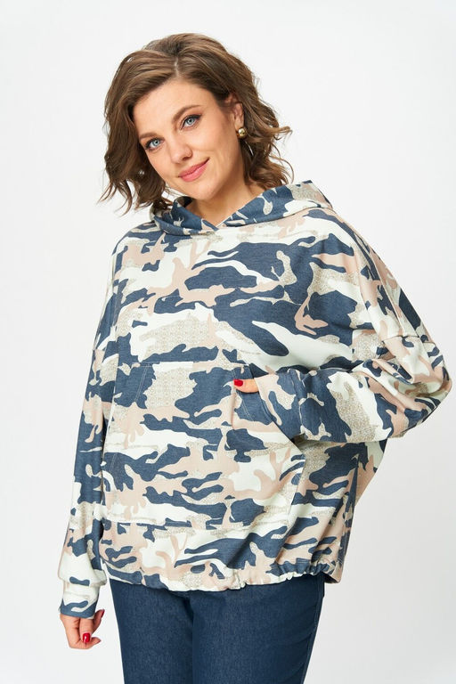 Худи Svetlana Style 3027 камуфляж