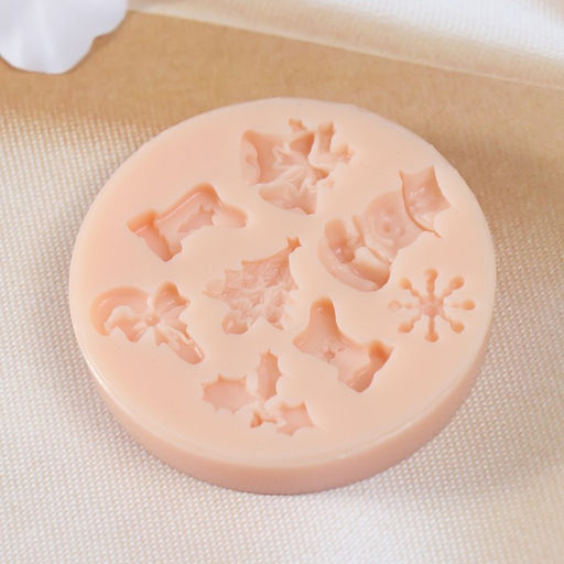 Молд силиконовый «Новый год», 1,2 см - 2,3 см