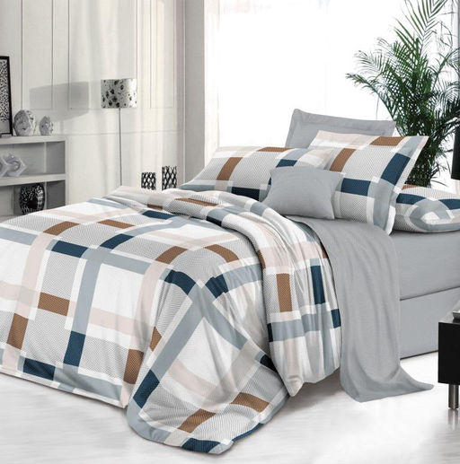 Простыня на резинке 160*200 см, поплин, борт 25 см (Дэлли (компаньон))