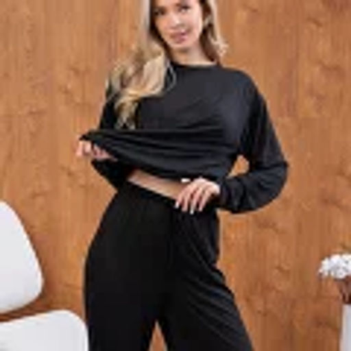 Костюм женский Флам с вискозой-1 Черный - Modamica фото 6