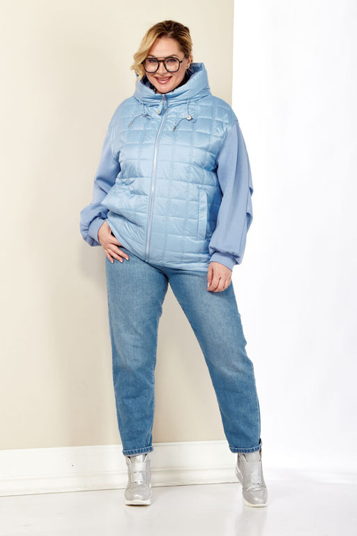 Куртка SHETTI 2184 небесный фото 7