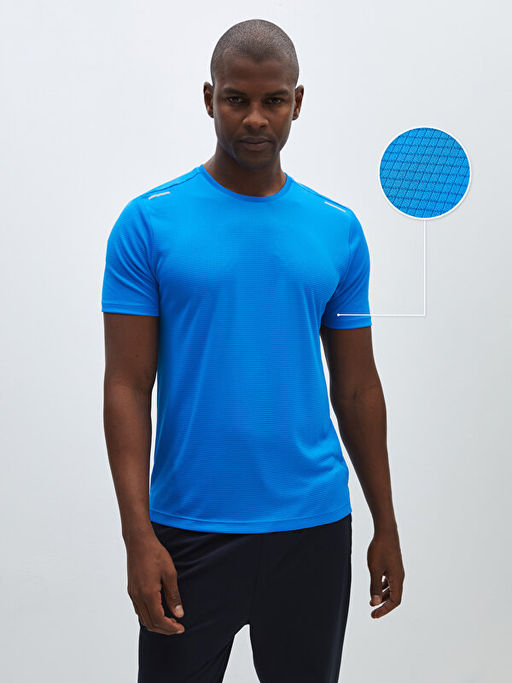 DRY-TECH Bisiklet Yaka K?sa Kollu Erkek Ti??rt