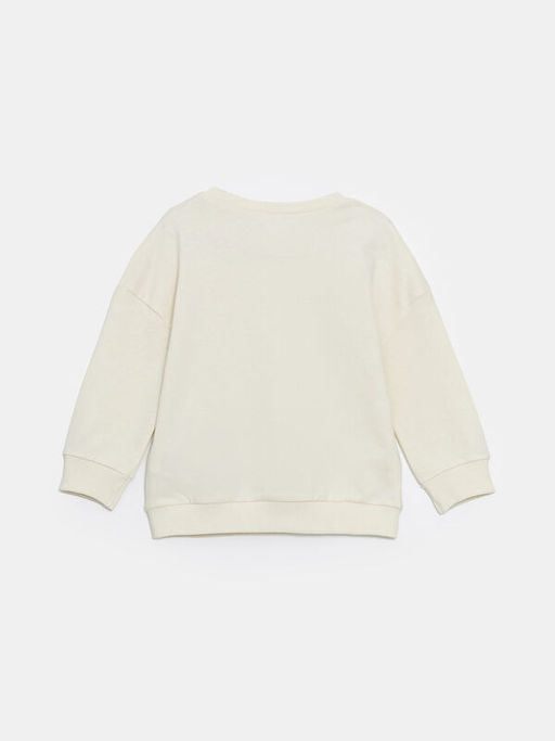 Kaplan Bask?l? Erkek Bebek Sweatshirt