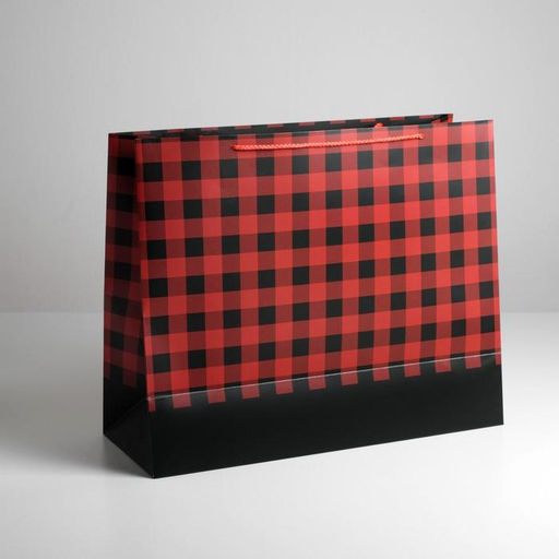 Пакет подарочный ламинированный, упаковка, «Man rules», XL 49×40×19 см