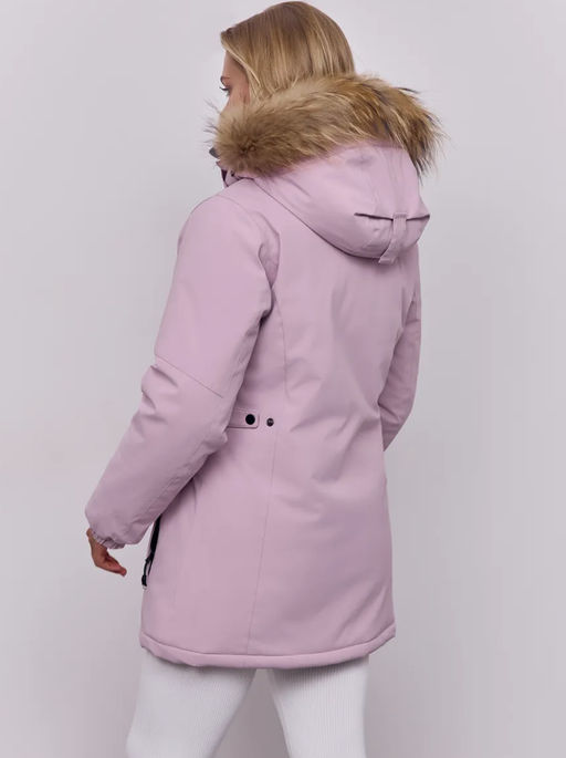 T3442-11 Куртка зимняя парка с капюшоном удлиненная - Strobbs фото 16