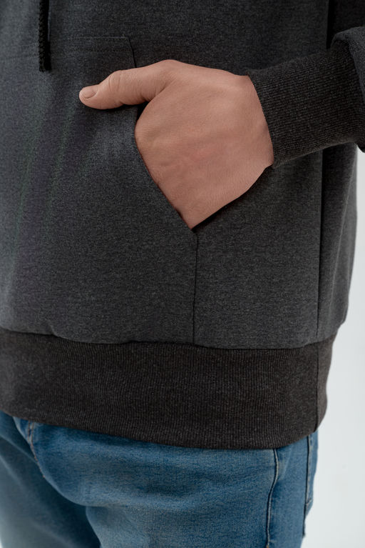 Толстовка мужская из футера Оскар темно-серый - Амадэль фото 10