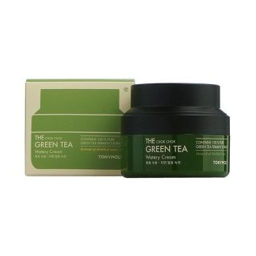 TONYMOLY  Увлажняющий крем для лица с экстрактом зеленого чая THE CHOK CHOK GREEN TEA Watery Cream  фото 2