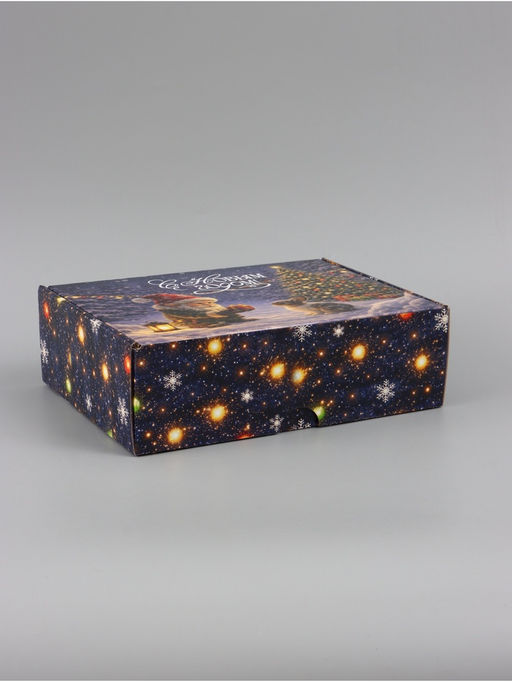 Коробка подарочная, самосборная «Верь в чудо»,30.7×22×9.5 см