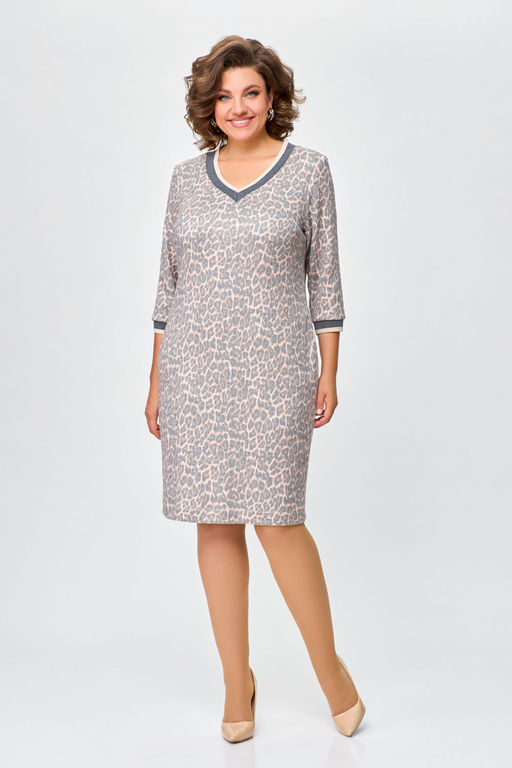 Платье Swallow 686.2 принт леопард