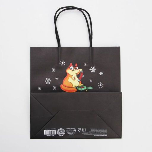 Пакет подарочный Это лучше, чем ничего, 22 22 11 см - Дарите счастье фото 4