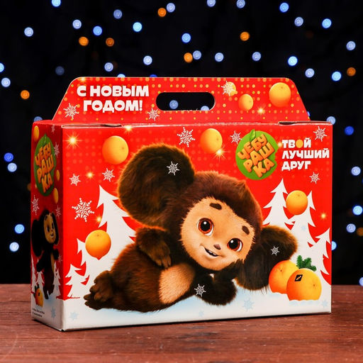 Подарочная коробка Чебурашка, Портфель широкий , 31 х 8,5 х 20,3 см - Simaland фото 7