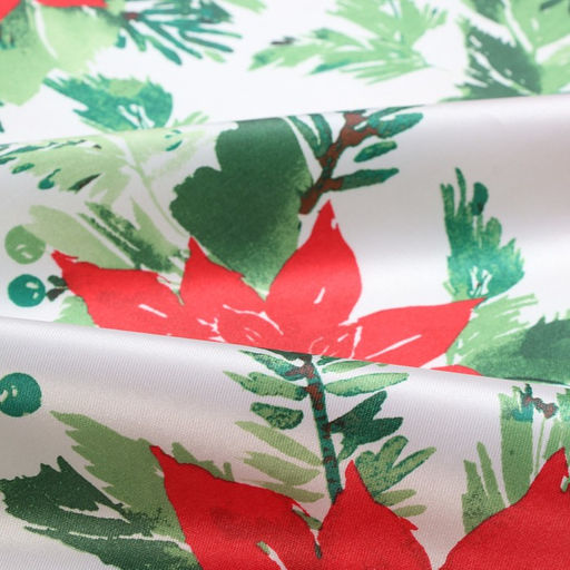 Скатерть новогодняя Доляна Christmas flowers, размер 145?220 см