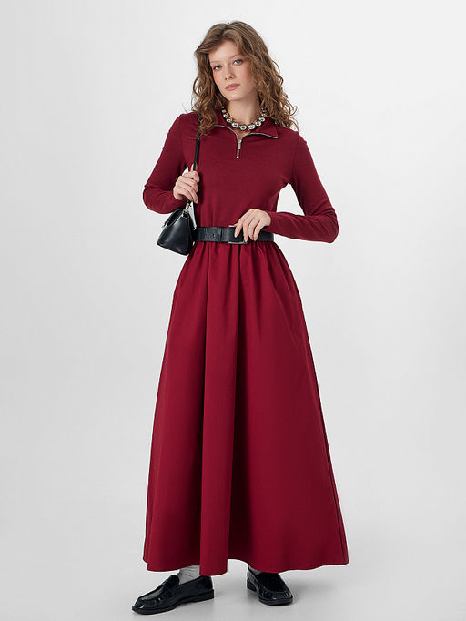 Платье женское бордовое - Mark formelle фото 5