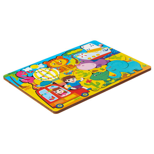 Рамка - вкладыш «Джунгли зовут», 19 деталей