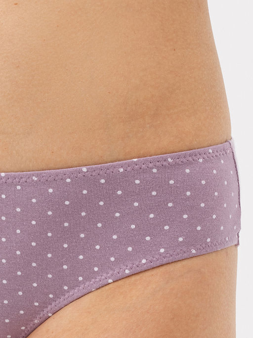 Трусы женские слипы мультипак (3 шт.) в бежевом цвете - Mark formelle фото 4