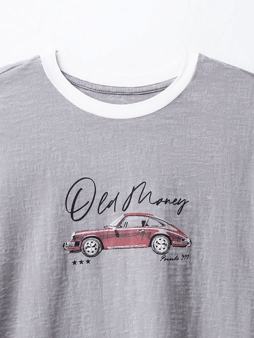 Джемпер женский серый с принтом Porsche 911 - Mark formelle фото 5