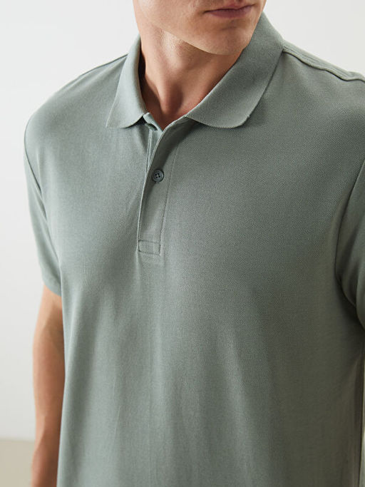 Polo Yaka K?sa Kollu Pike Erkek Ti??rt