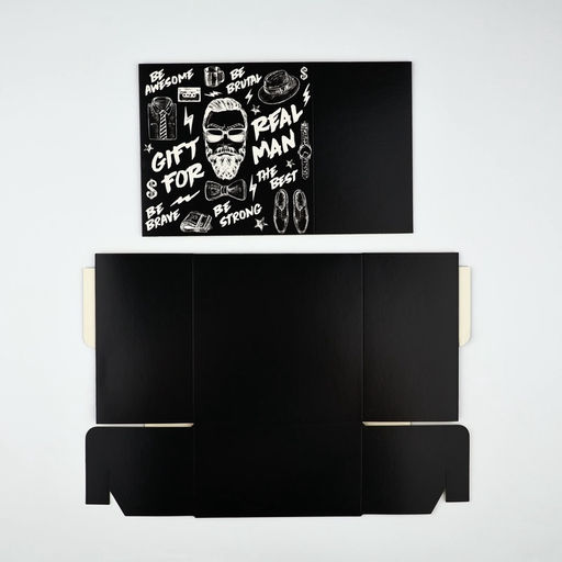 Цена за 2 шт. Коробка подарочная складная, упаковка, Gift for real man, 14?14?8 см