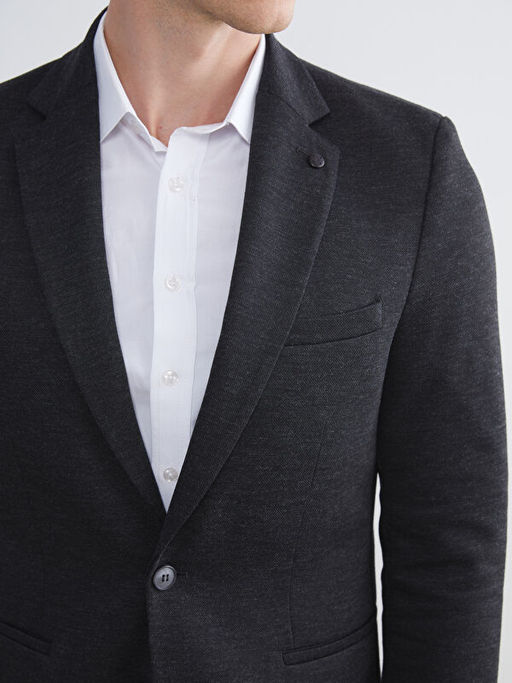 Dar Kal?p Erkek Blazer Ceket