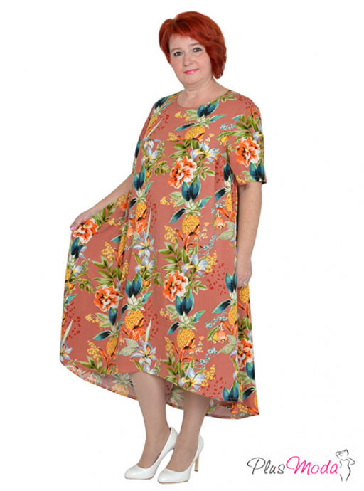Платье Модель №1255 размеры 44-84 - Plusmoda фото 6