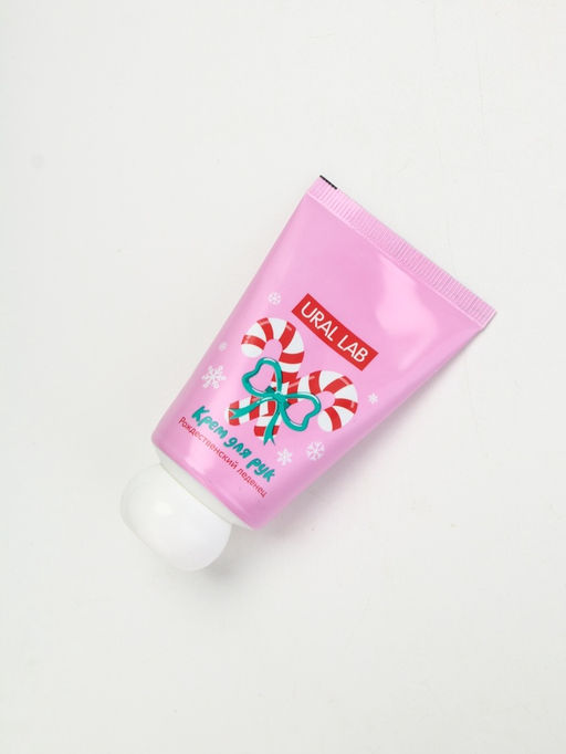 Цена за 3 шт. Крем для рук новогодний, 30 мл, с ароматом рождественского леденца, URAL LAB фото 2