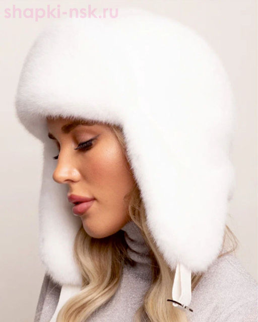 Скай Ушанка экомех норка женская (56-58)