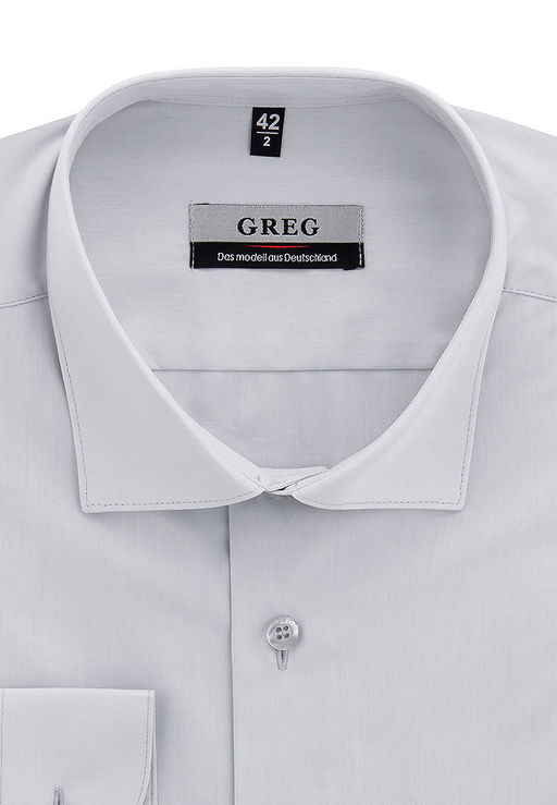 Сорочка мужская длинный рукав GREG 320/139/GR/Z  фото 2