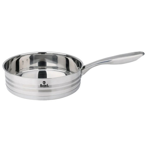 Сковорода 28 см из нержавеющей стали (10228010/071025/5308975, Китай) (R-2/28) /RASHEL/