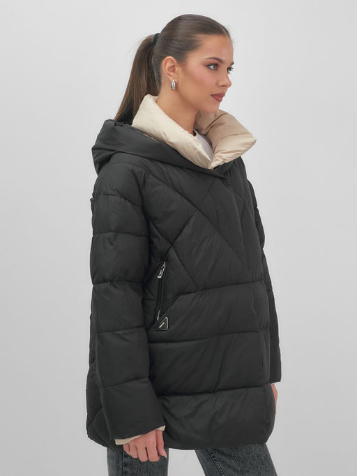 Куртка зимняя HaiLuoZi женская черная утеплитель 200 г/м² - Mtforce фото 9