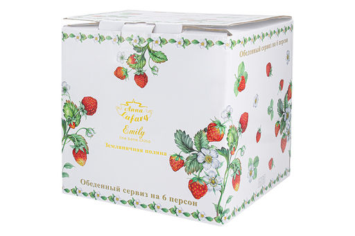 Обеденный сервиз Земляничная поляна, 6 персон, 21 предмет - Anna lafarg emily фото 9
