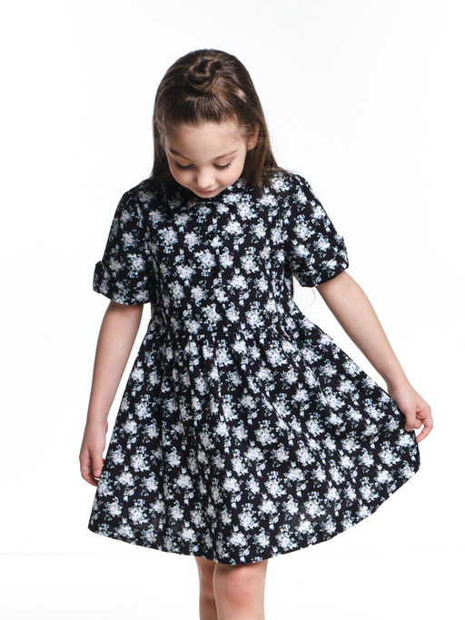 Платье UD 4624 черн/цветы - Mini maxi фото 3