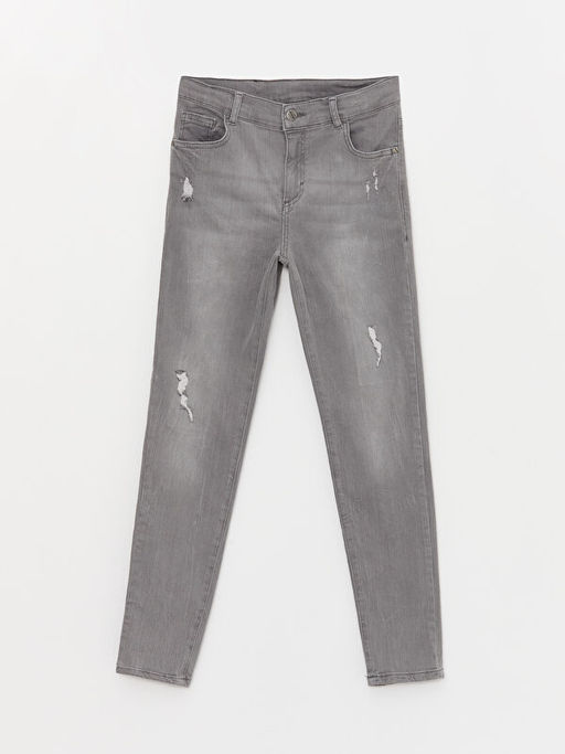 Super Skinny Fit Y?rt?k Detayl? Erkek ?ocuk Jean Pantolon - Waikiki фото 3