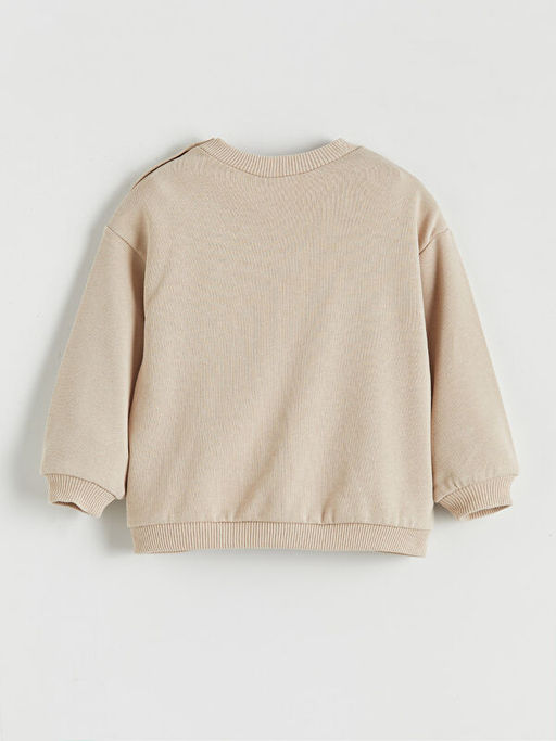 Bisiklet Yaka Erkek Bebek Sweatshirt ve E?ofman Alt?