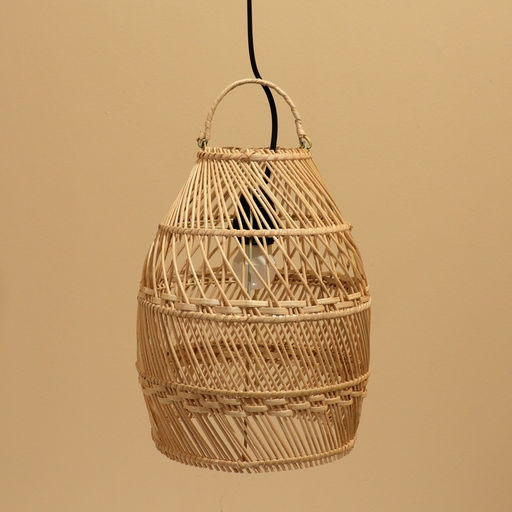 Светильник потолочный из ротанга «Агус», 1×120 Вт, Е27, 23×23×30 см