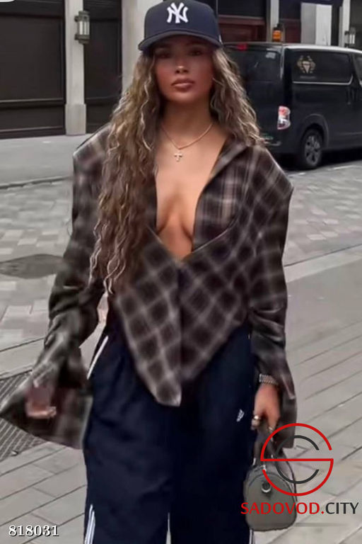 Рубашка женская на пуговицах - Bruno фото 4