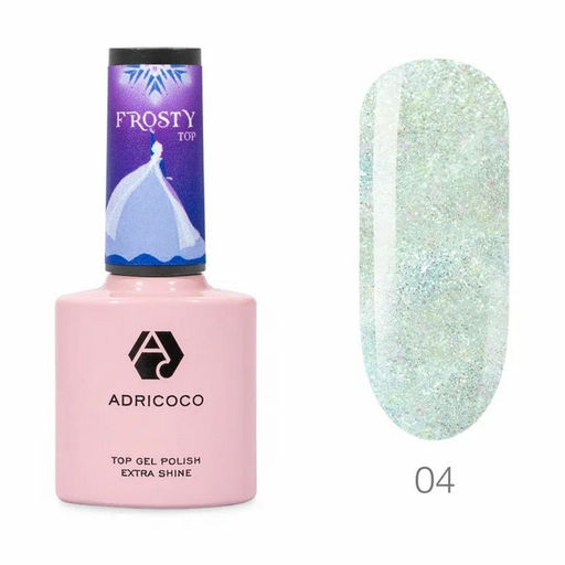 ADRICOCO Топ хамелеон со светоотражающими частицами / Frosty Top №4, 8 мл  фото 2