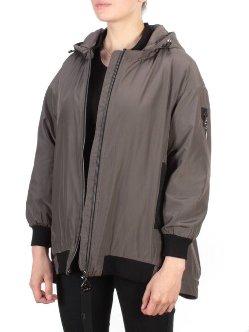 9703 DARK GRAY Куртка демисезонная женская RIKA (100 гр. синтепон) - Fashion фото 7