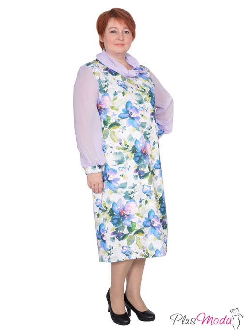 Платье Модель №187 размеры 50-76 - Plusmoda фото 2