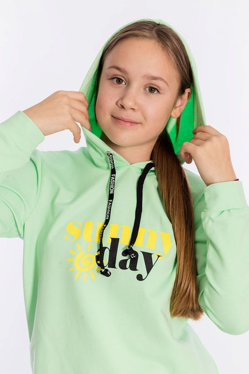 Толстовка М22136Па Салатовый - Елена фото 3