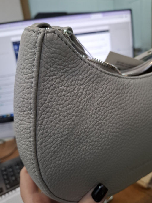 Женская кожаная сумка Richet 3167LN 334 Серый