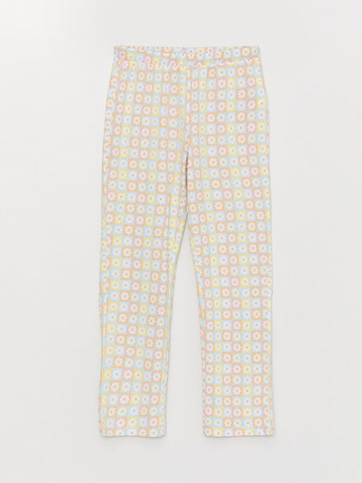 G?mlek Yaka Desenli K?z ?ocuk Pijama Tak?m? - Waikiki фото 3