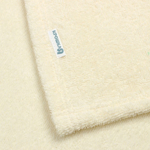 Полотенце-уголок махровый Крошка Я 85х85 см, цвет молочный, 340 г/м, 100% хлопок  фото 5