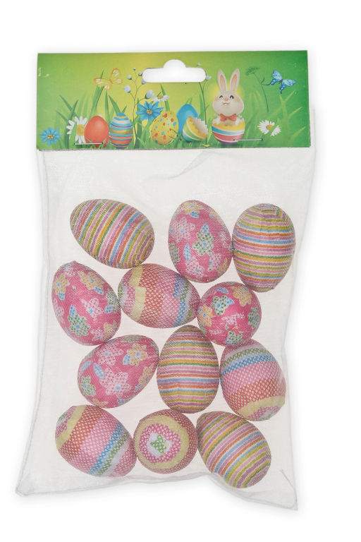 Пасхальный декор "Яйца" 3,5 см (12 шт) SF-7862, ассорти №6