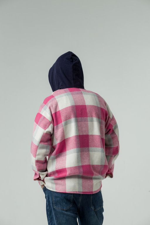 Рубашка утепленная,  толстовка c капюшоном оверсайз - Knitka wear фото 2