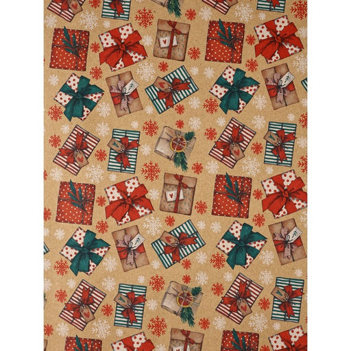 Набор упаковочной бумаги «Зимние истории»,4 листа, 70 × 100 см