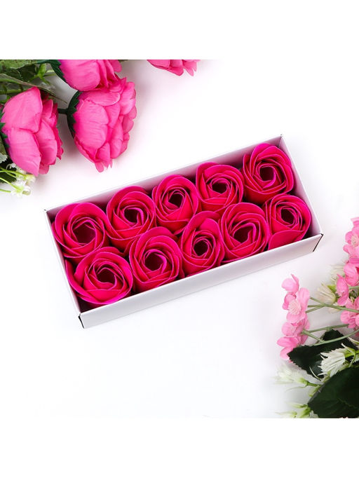 Мыльные розы, фуксия, набор 10 шт. - SB BEAUTY фото 12