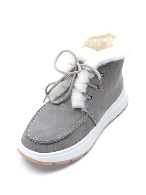 11-M4 GRAY Ботинки зимние женские - No name фото 3