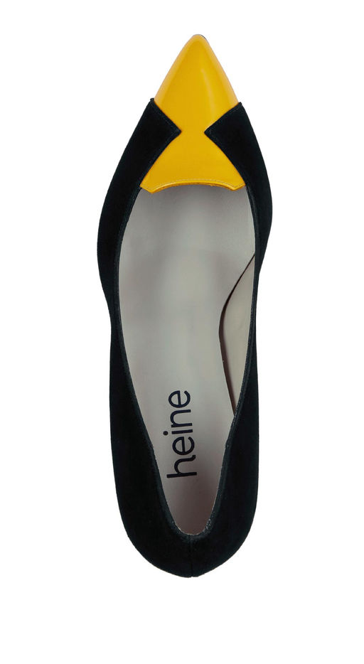 Туфли, черно-желтые - Heine фото 3