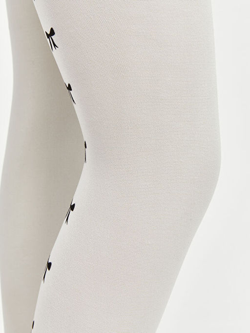 Bask?l? K?z ?ocuk ?nce K?lotlu ?orap 2li