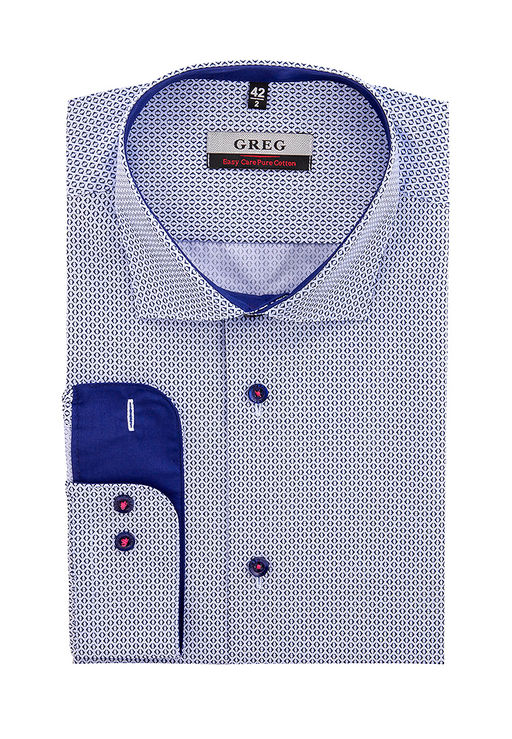 Сорочка мужская длинный рукав GREG 223/139/1464/Z/1*  фото 4